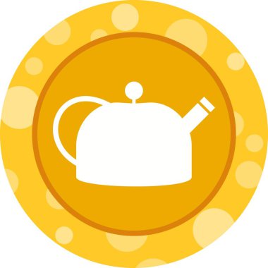 Eşsiz Kettle Vektör Kabartma Simgesi