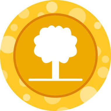 Benzersiz Ağaç I Vektör Kabartma Simgesi