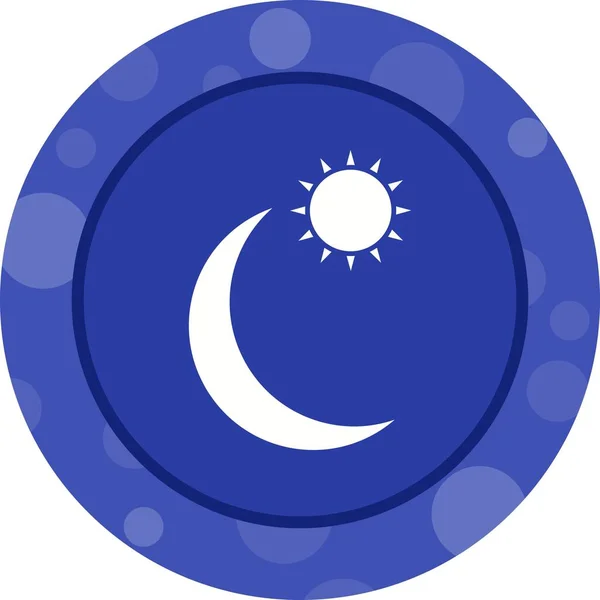 Único Sol Planeta Vector Glifo Icono — Vector de stock