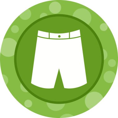 Benzersiz Shorts Vektör Kabartma Simgesi