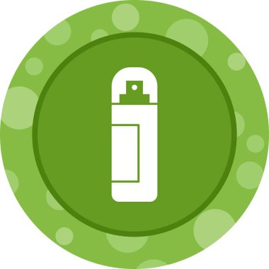 Benzersiz püskürtme vektörü kabartma simgesi