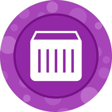 Eşsiz Renkler Kutu Vektörü Kabartma Simgesi