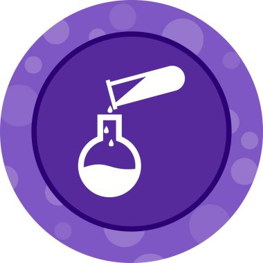 Eşsiz Karıştırma Kimyasal II Vektör Kabartma Simgesi