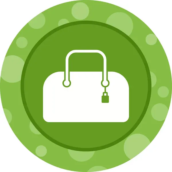 Μοναδικό Εικονίδιο Διανυσματικής Γλυπτικής Τσάντα — Διανυσματικό Αρχείο