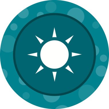 Eşsiz Güneş II Vektör Kabartma Simgesi