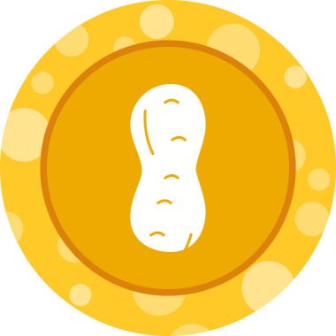 Eşsiz Fıstık Vektörü Kabartma Simgesi