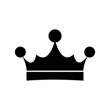 Eşsiz Kral Crown Vektör Sembolü