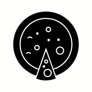 Eşsiz Pizza Vektörü Kabartma Simgesi