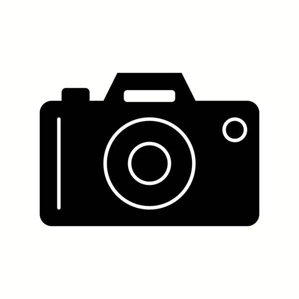 Icône Vectoriel Glyphe Caméra Unique — Image vectorielle