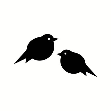 Eşsiz Sparrow Vektör Kabartma Simgesi