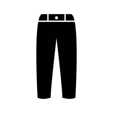 Eşsiz Pantolon Vektör Kabartma Simgesi