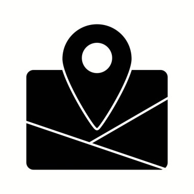 Eşsiz Harita Vektör Kabartma Simgesi