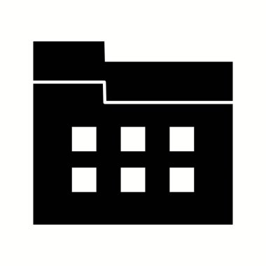 Eşsiz Dosya Yöneticisi Vektör Kabartma Simgesi