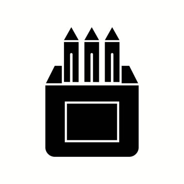 Benzersiz Kalemler Vektör Kabartma Simgesi