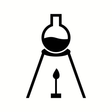 Isı II Vektör Kabartma Simgesi Üzerine Eşsiz Deney