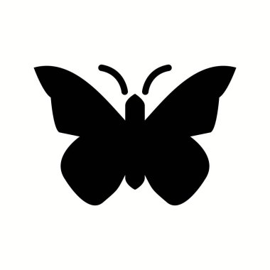 Eşsiz Kelebek Vektör Kabartma Simgesi