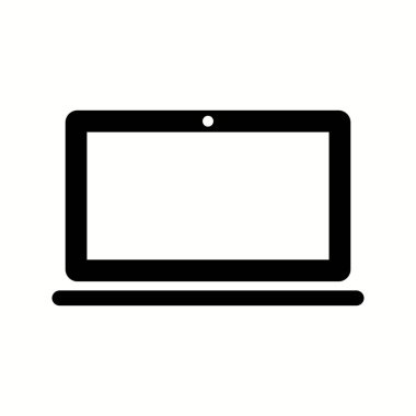 Eşsiz Laptop Vektör Glyph Simgesi