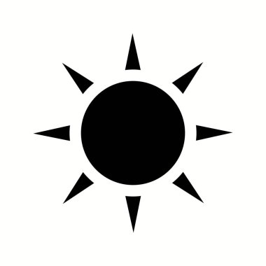 Eşsiz Güneş II Vektör Kabartma Simgesi