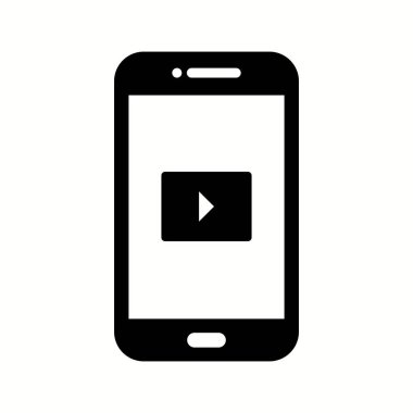 Eşsiz Video Uygulaması Vektör Kabartma Simgesi