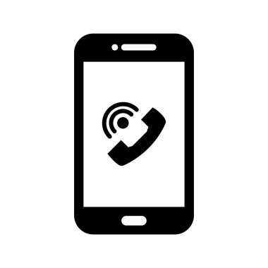 Hoparlör Vektörü Glyph Simgesine Eşsiz Çağrı