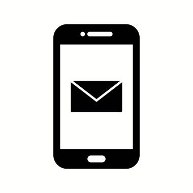 Eşsiz Mesajlaşma Uygulaması Vektör Kabartma Simgesi