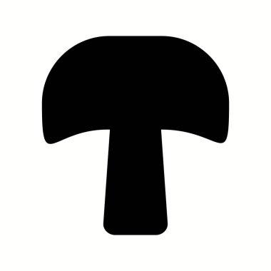 Benzersiz Mantar Vektör Kabartma Simgesi