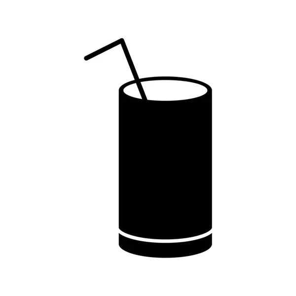 Μοναδικό Ποτό Διάνυσμα Glyph Εικονίδιο — Διανυσματικό Αρχείο