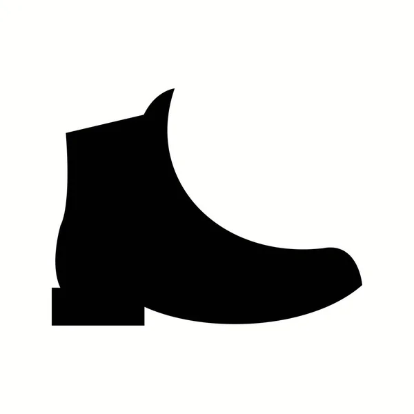 Unique Boots Vector Glyph Icon — Stock Vector