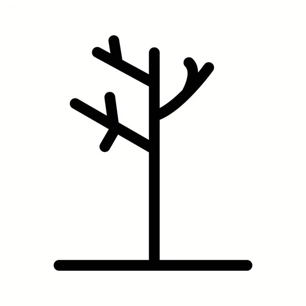 Unico Vettore Autunno Glyph Icona — Vettoriale Stock