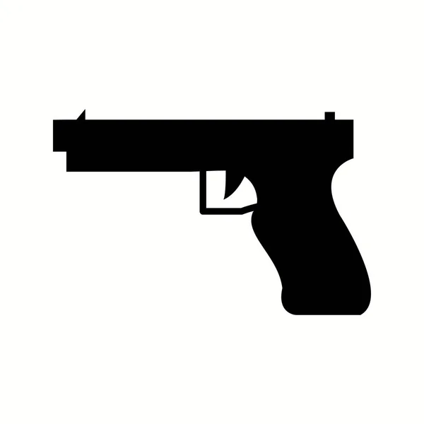 Glyphe Vectoriel Arme Unique — Image vectorielle