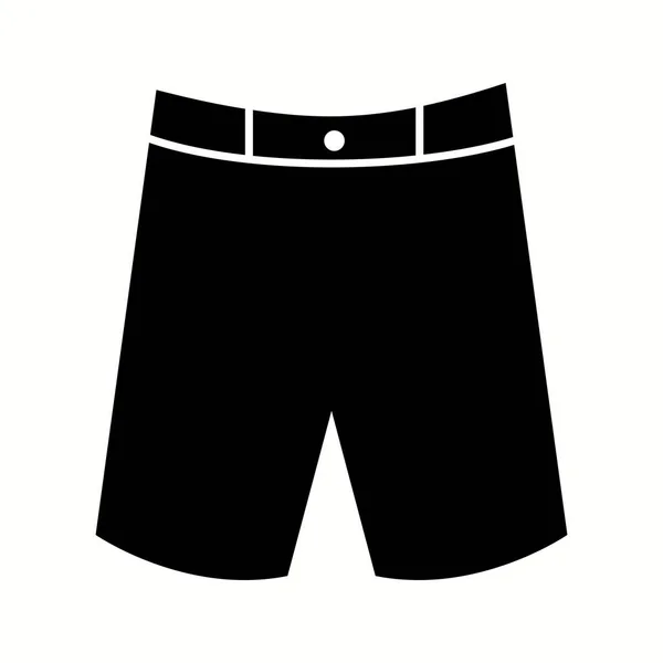 Unique Shorts Vetor Glyph Ícone — Vetor de Stock