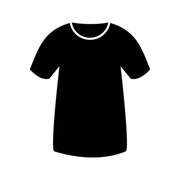 Camiseta Única Vector Glifo Icono — Vector de stock