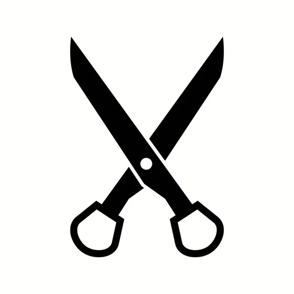 Scissors Vector Glyph Icon — 스톡 벡터