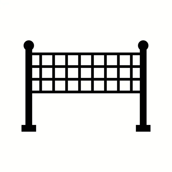 Unieke Volley Ball Vector Glyph Icon — Stockvector