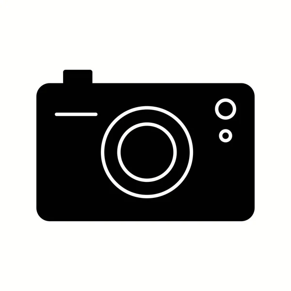 Unieke Camera Vector Glyph Ikoon — Stockvector