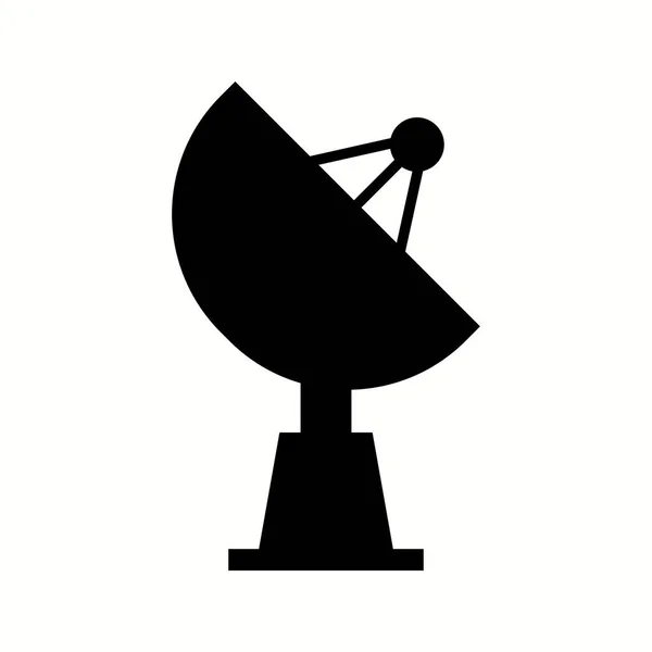 Egyedülálló Műholdas Vektor Glyph Icon — Stock Vector