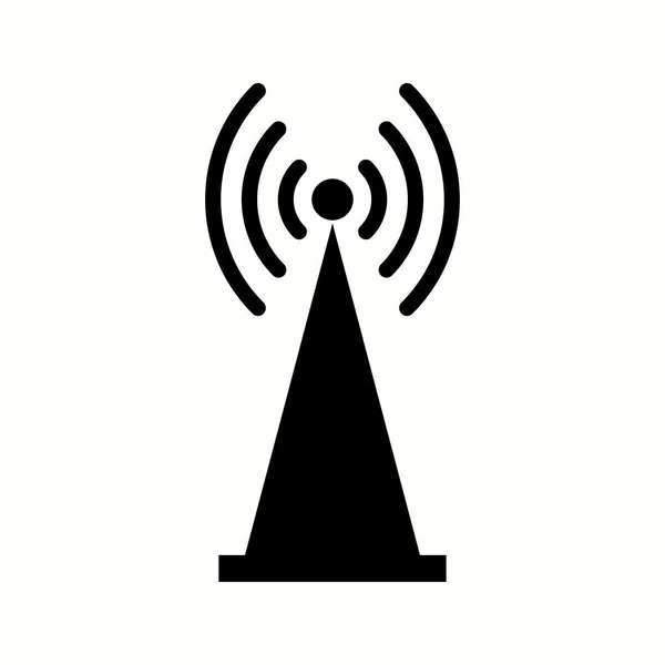 Benzersiz Anten Vektör Kabartma Simgesi — Stok Vektör