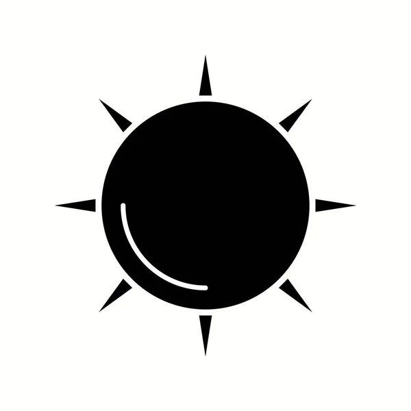 Уникальная Векторная Икона Солнца — стоковый вектор