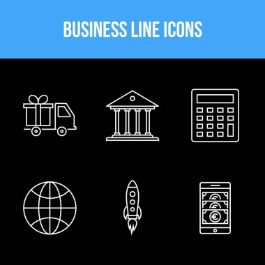 Kişisel ve ticari kullanım için iş vektör simgeleri paketleri