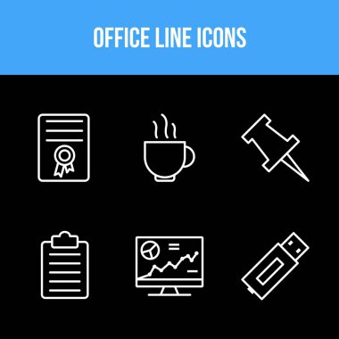 Kişisel ve ticari kullanım için benzersiz 6 simge