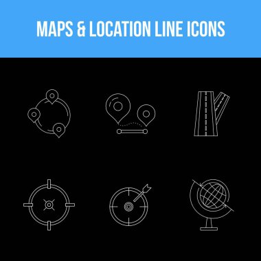 Haritaların ve konum çizgisi simgelerinin eşsiz simgesi