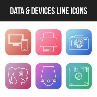 Veri ve aygıt simgelerinin eşsiz satır vektör kümesi