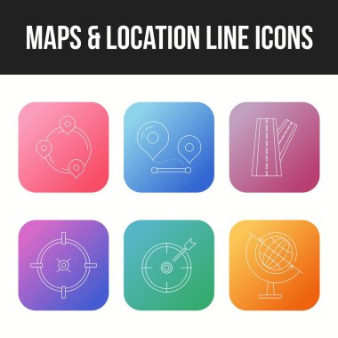 Haritaların ve konum çizgisi simgelerinin eşsiz simgesi