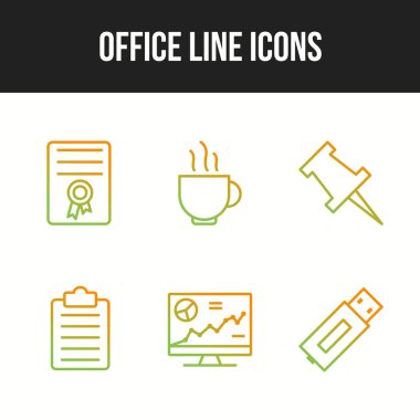 Kişisel ve ticari kullanım için benzersiz 6 simge