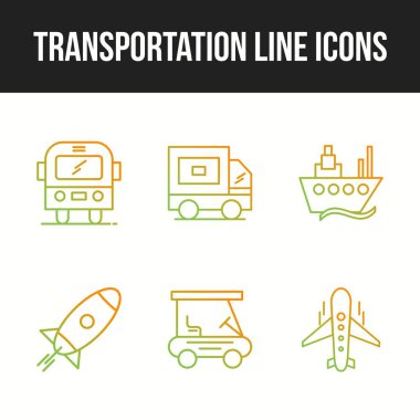 Benzersiz çizgi simgelerinin taşınma simgesi