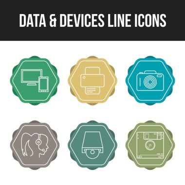 Veri ve aygıt simgelerinin eşsiz satır vektör kümesi