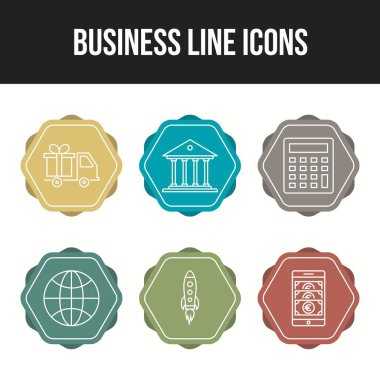 Kişisel ve ticari kullanım için iş vektör simgeleri paketleri