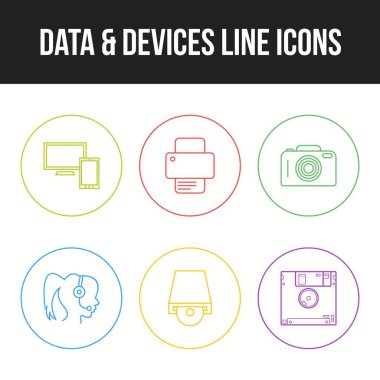 Veri ve aygıt simgelerinin eşsiz satır vektör kümesi