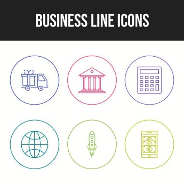 Kişisel ve ticari kullanım için iş vektör simgeleri paketleri