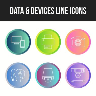 Veri ve aygıt simgelerinin eşsiz satır vektör kümesi